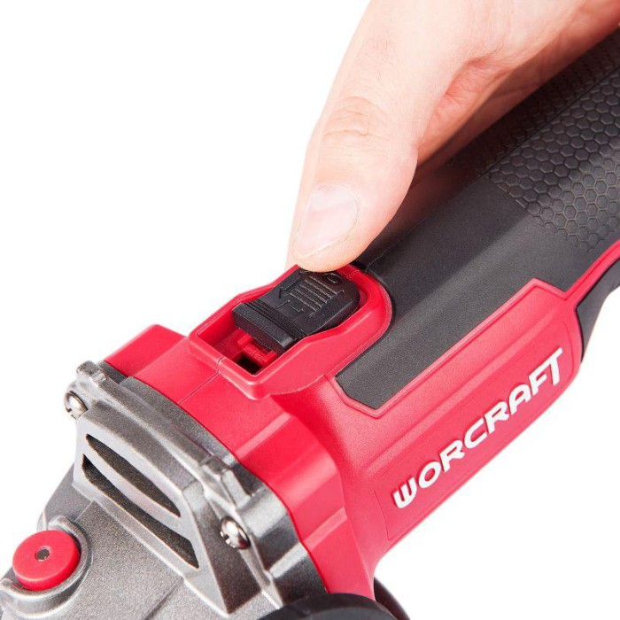 Акумуляторна безщіткова шліфмашина кутова Worcraft CAG-S20LIBH-125 (без акумулятора та ЗУ)