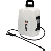 Обприскувач рюкзаковий акумуляторний YATO YT-86211: бачок-12 л, продуктивність-1,5 л/хв (БЕЗ АКУМУЛЯТОРА)