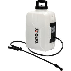 Обприскувач рюкзаковий акумуляторний YATO YT-86211: бачок-12 л, продуктивність-1,5 л/хв (БЕЗ АКУМУЛЯТОРА)