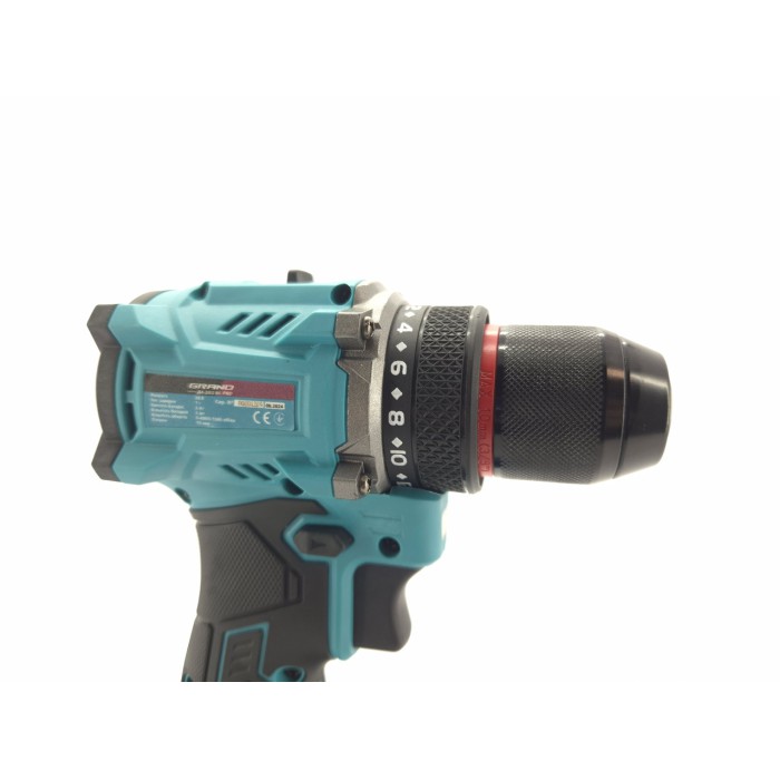 Акумуляторний шуруповерт Grand ДА-20/2BL PRO, безщітковий двигун, 20В, 52 Нм, 2 АКБ, 2 а/год, кейс Акумуляторний шуруповерт Grand ДА-20/2BL PRO, безщітковий двигун, 20В, 52 Нм, 2 АКБ, 2 а/год, кейс