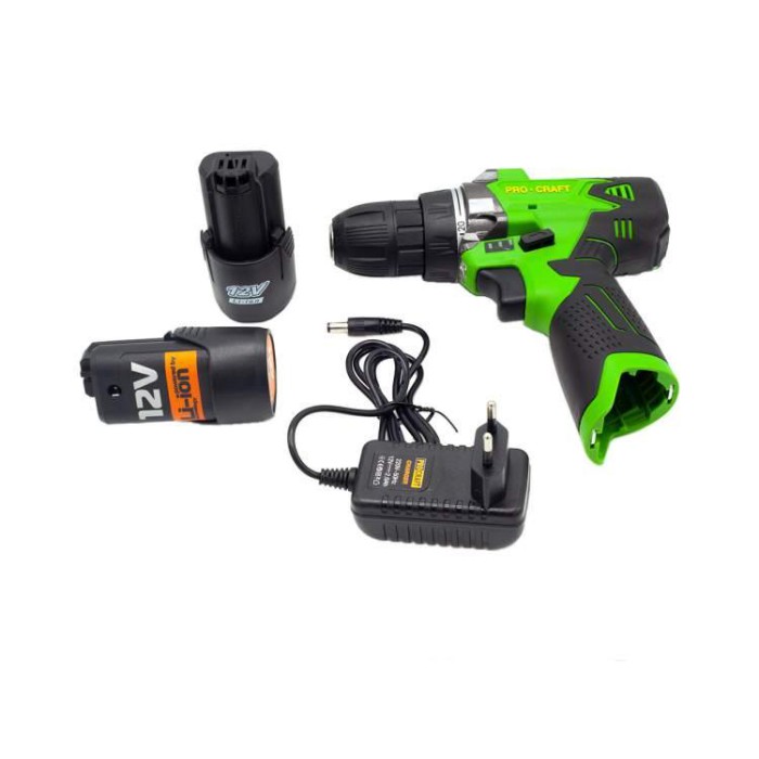 Акумуляторний шуруповерт Procraft Industrial РА-12 Li (метал. корпус редуктора) 12 В Акумуляторний шуруповерт Procraft Industrial РА-12 Li (метал. корпус редуктора) 12 В