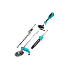 Акумуляторний триммер газонний Grand АТГ-20 4в1, 2 АКБ, 4 А/ч, насадка высоторез, насадка кусторез