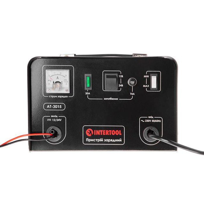 Автомобільний зарядний пристрій для АКБ INTERTOOL AT-3015