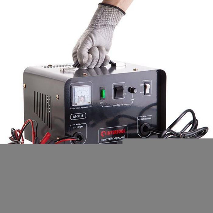 Автомобільний зарядний пристрій для АКБ INTERTOOL AT-3015