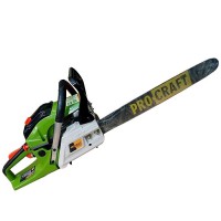 Бензопила Procraft GS-52T (1 шина 1 ланцюг 45), 4100 Вт, 5.6 л. с., 52 куб. см., 8000 об/хв