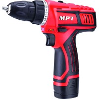 Дриль - шуруповерт акумуляторна MPT MCDT1226.B2 PROFI, 12V, Li-ion,1.5 Ач, 2 шв. 0-10 мм, 2 АКБ, кейс