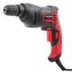 Дрель INTERTOOL WT-0115, 500 Вт, 0-2400 об/мин, 1.0-10 мм, быстрозажимной патрон, реверс