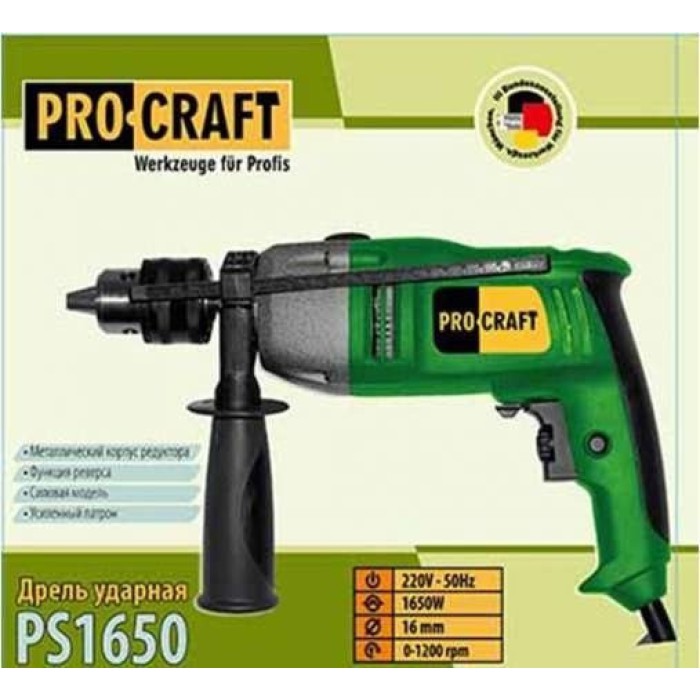 Дрель PROCRAFT PS-1650