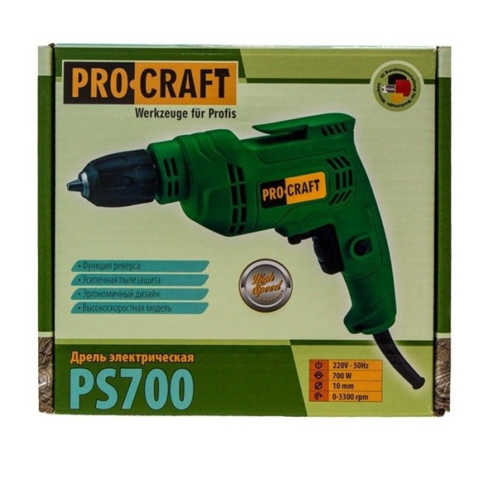 Дриль PROCRAFT PS-700 безударний