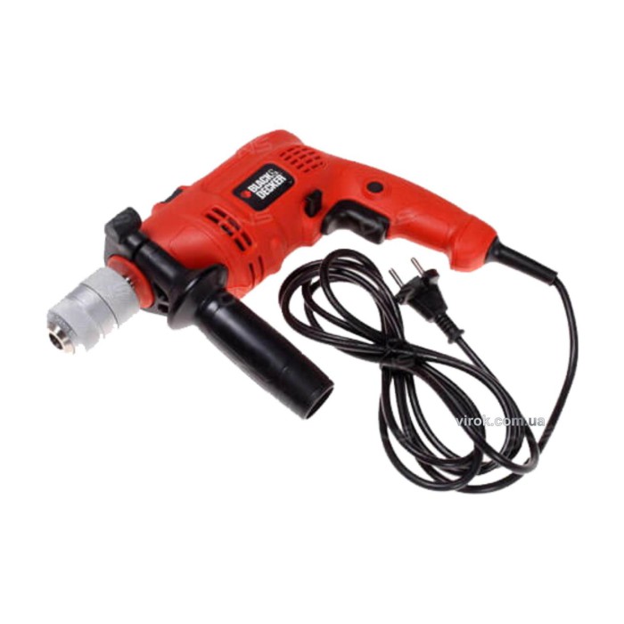 Дриль ударний Black+Decker 500 Вт KR504CRE-XK