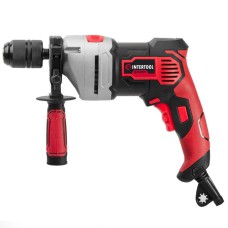 Дрель ударная INTERTOOL WT-0119, 900Вт, 0-2800об/мин,1.5-13мм, метал. корпус редуктора, быстрозажимной патрон