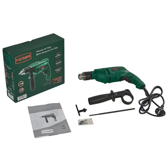 Дриль ударний електричний NOWA WI 750bl