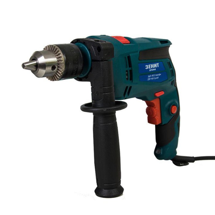 Дриль ударний ЗЕНІТ ЗДП-9013 профі, 900 Вт, 3300 об/хв, ключовий патрон 13 мм