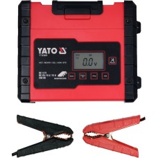 Електронний випрямляч із РК-дисплеєм YATO YT-83003 (зарядний пристрій, 12V-2/8/15А) (пом'ята коробка)