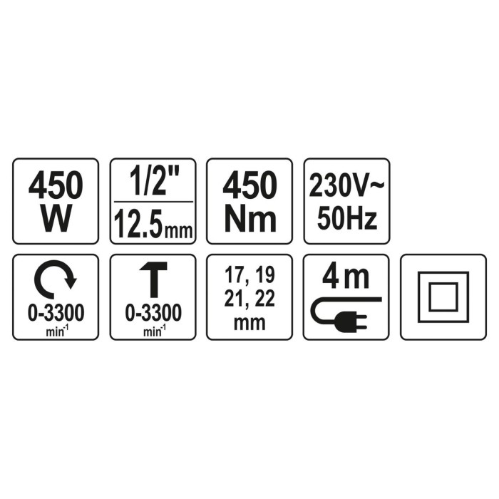Гайковерт ударный YATO YT-82020 (1/2