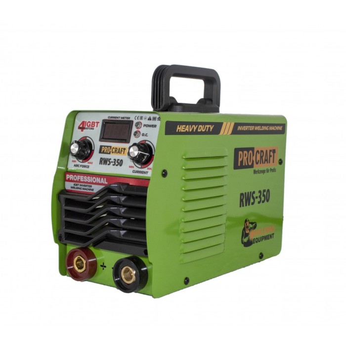 Інверторний зварювальний апарат Procraft RWS-350 (4 IGBT транзистора, захист від перевантажень)