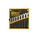 Ключі рожково-накидні MasterTool 72-0108, набір 8 шт (6,8,10,12,13,14,17,19) DIN3113 довічна гарантія