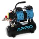 Компресор двоциліндровий безоливний 0,6 кВт 152 л/хв 8бар 9 л APRO