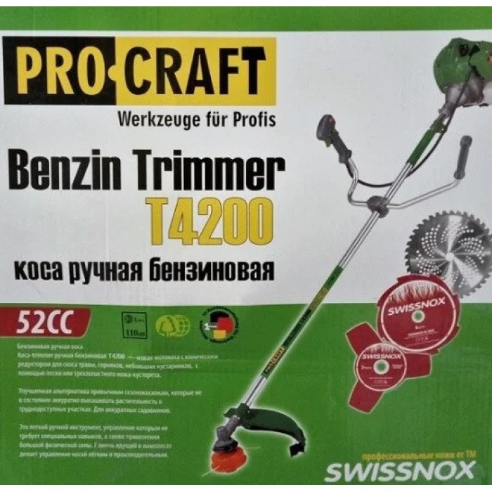 Коса бензиновая Procraft T4200