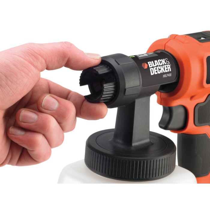 Краскораспылитель Black+Decker 450 Вт 1.18 л HVLP400-QS