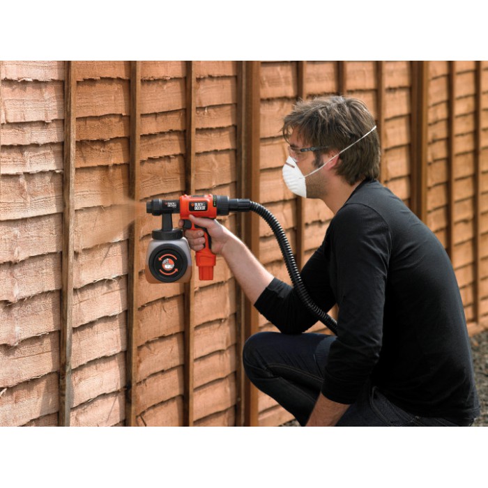 Краскораспылитель Black+Decker 450 Вт 1.18 л HVLP400-QS