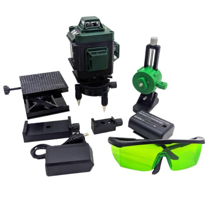 Лазерний рівень Мінськ МЛС-16 4D (зелений промінь, 16 променів, пульт ДУ)
