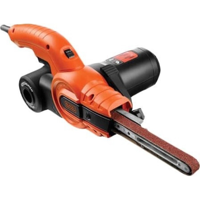 Стрічкова шліфувальна машина Black+Decker KA900E-QS, 350 Вт, стрічка 455 х 13 мм