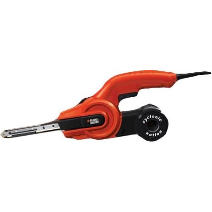 Стрічкова шліфувальна машина Black+Decker KA900E-QS, 350 Вт, стрічка 455 х 13 мм
