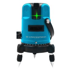 Лінійний лазерний нівелір KRAISSMANN 5 LL 30G, профессинальная лінія, зелений промінь, дальність 30 м