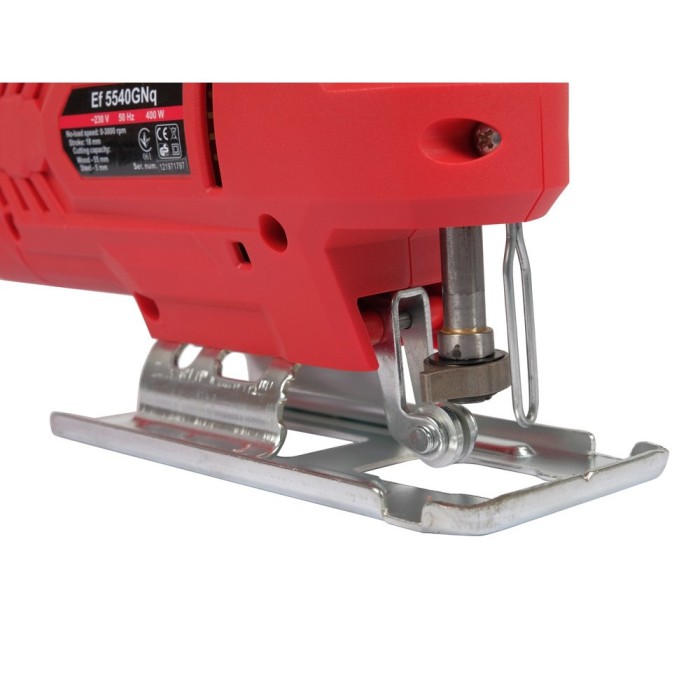 Лобзик електричний Vitals Ef 5540GNq, 400 Вт, хід штока 0-3000 г/хв, швидка заміна полотна
