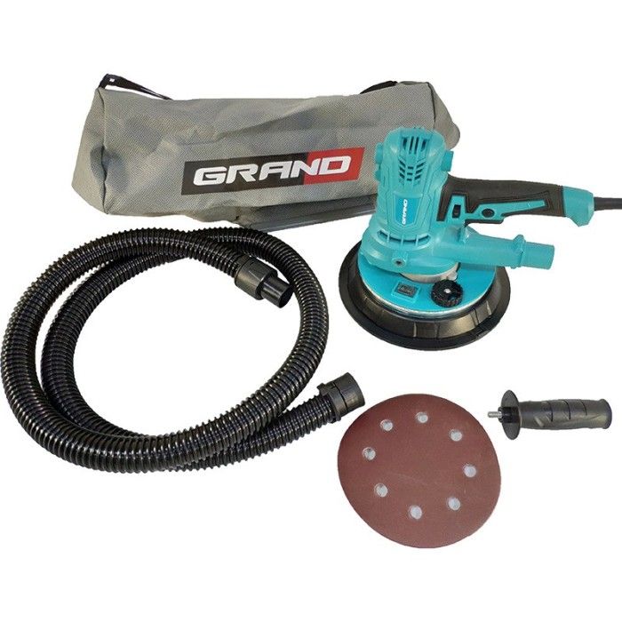 Машина шліфувальна для стін і стель (жираф) Grand МШС-180/1500, 1500 Вт, 2700 об/хв, LED підсвічування