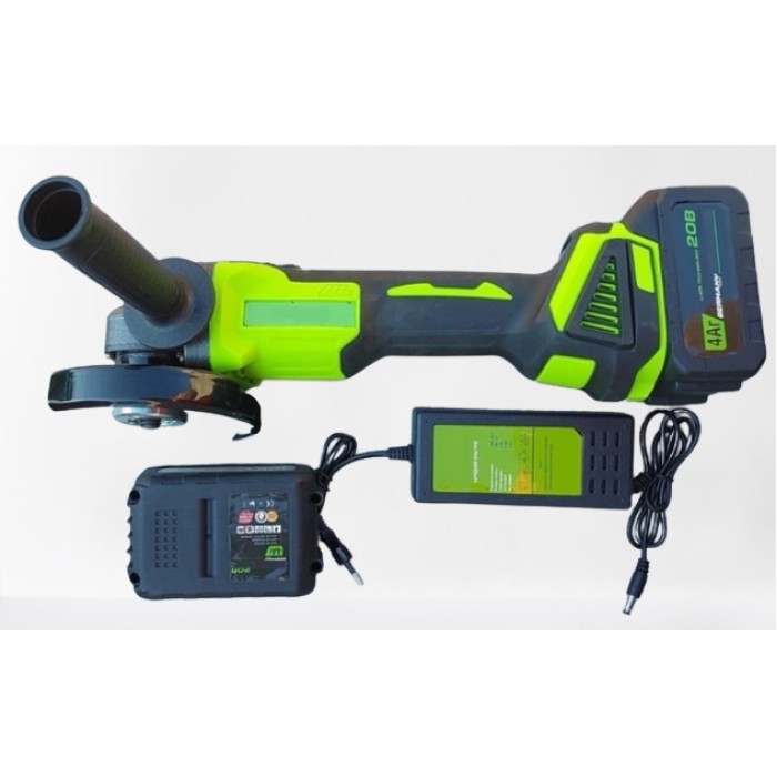 Машина углошлифовальная (болгарка) аккумуляторная Eltos МШУ-125/20 BL (бесщеточная, 20В, 4 Ач)