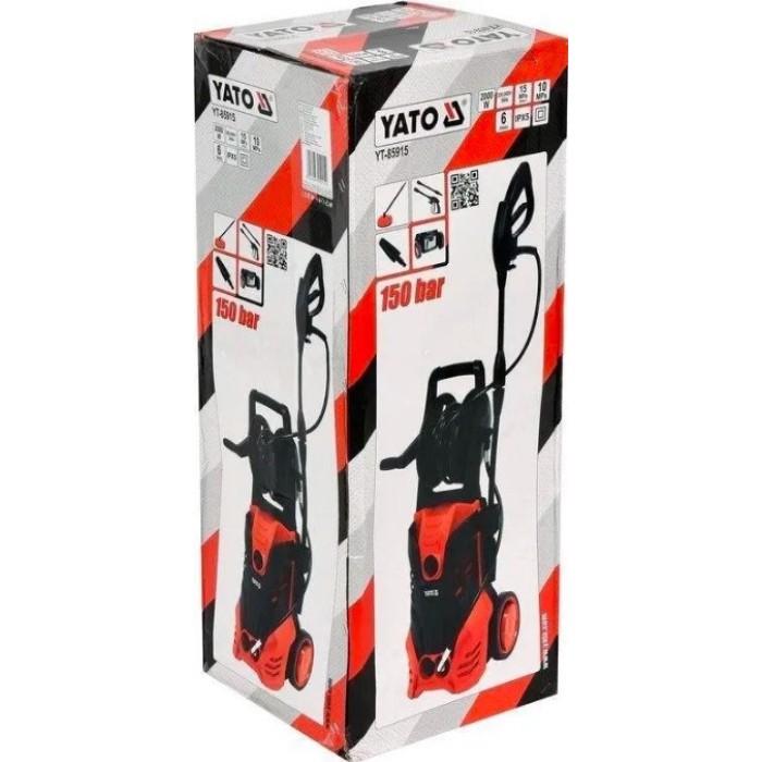 Мийка високого тиску YATO YT-85915, 2000 Вт 15 МПа 6 л/хв 5 м