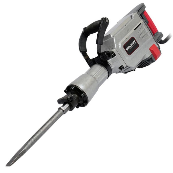 Молоток отбойный (бетонолом) Worcraft RB16-45H, SDS-HEX, 1500 Вт, 1400 уд/мин, 450 Дж, кейс, 2 зубила