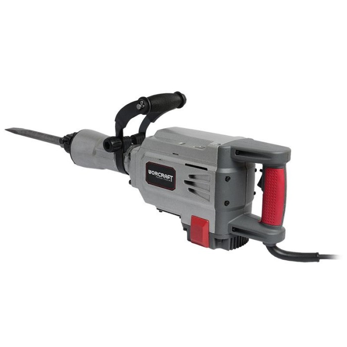 Молоток отбойный (бетонолом) Worcraft RB16-45H, SDS-HEX, 1500 Вт, 1400 уд/мин, 450 Дж, кейс, 2 зубила