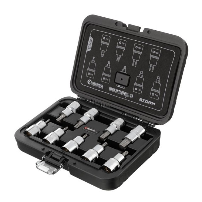 Набір біт INTERTOOL ET-8400, TORX 1/2