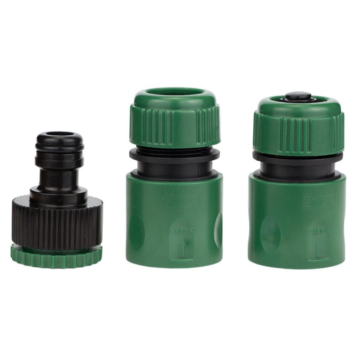 Набір для поливання: пістолет-розпилювач 2-режимний 2 конектори + адаптер GRAD (5012485)