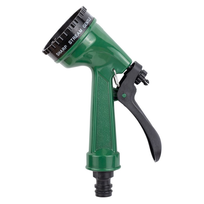 Набір для поливання пістолет-розпилювач 4-режимний 2 конектори + адаптер на шланг 3/4