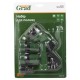 Набір для поливання пістолет-розпилювач 4-режимний 2 конектори + адаптер на шланг 3/4