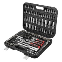 Набір інструментів INTERTOOL ET-8171, 1/2" & 3/8" & 1/4", 171ед., Cr-V STORM