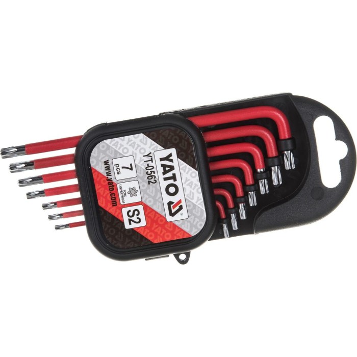 Набор ключей Torx Г-образных YATO YT-0562, Т9-Т30 7 шт