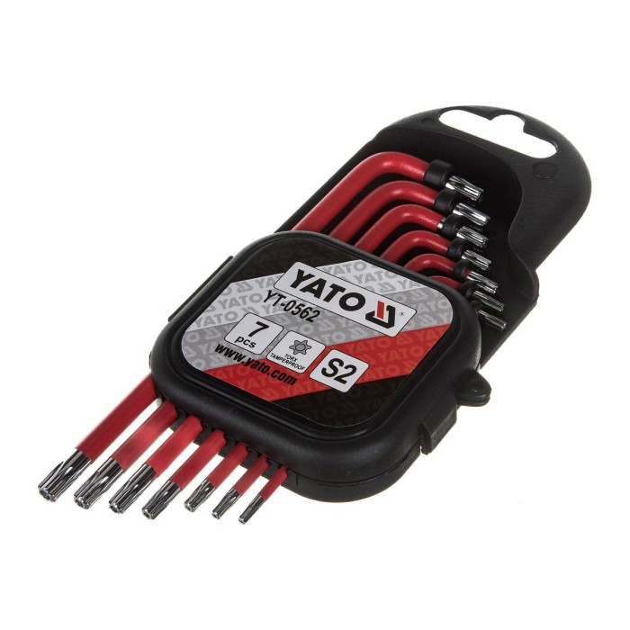 Набор ключей Torx Г-образных YATO YT-0562, Т9-Т30 7 шт
