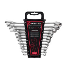 Набір ключів комбінованих Cr-V INTERTOOL HT-1203