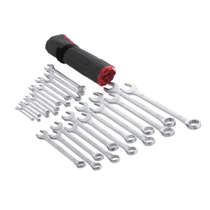 Набір ключів комбінованих, 25 шт. (Чохол) 6-32 мм CrV INTERTOOL HT-1200
