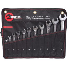 Набір комбінованих ключів INTERTOOL XT-1003, 11 шт.