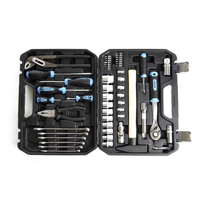 Набір насадок і інструментів CrV ½ ( 90Т) (56 шт) APRO 251456