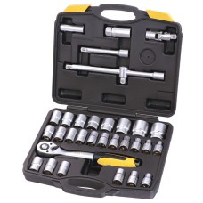 Набор насадок торцевых MasterTool 78-4032 PROFI, CrV 1/2”  8-32 мм, трещотка 72Т, 32 шт, кейс