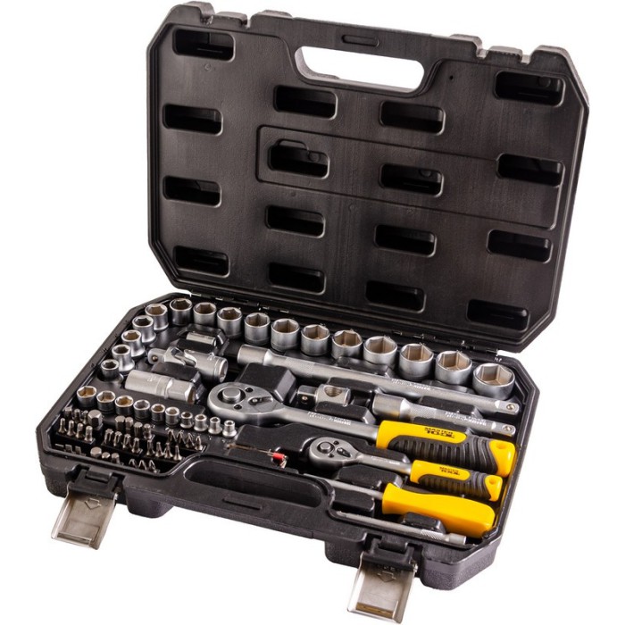 Набір насадок торцевих MasterTool 78-5072 PROFI, CrV 1/4