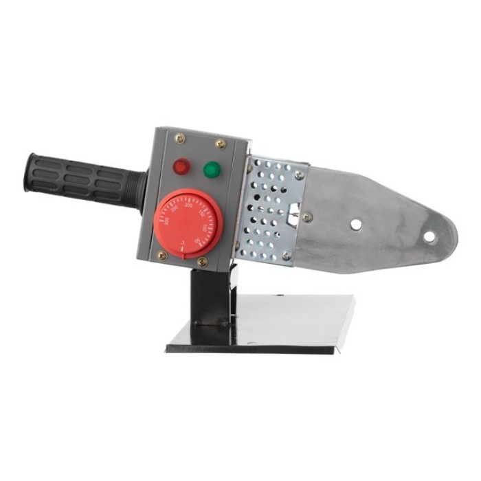 Паяльник для пластикових труб INTERTOOL RT-2111, 850 Вт, 0-300°C, насадки 20-63 мм, металевий кейс