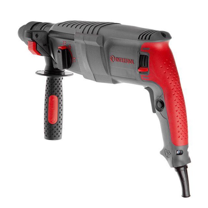 Перфоратор INTERTOOL DT-0184 (850 Вт, 3.2 Дж, 3 режими, SDS plus, знімний швидкозатискний патрон)